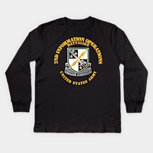 2nd Information Operations Battalion Kids Long Sleeve T-Shirt